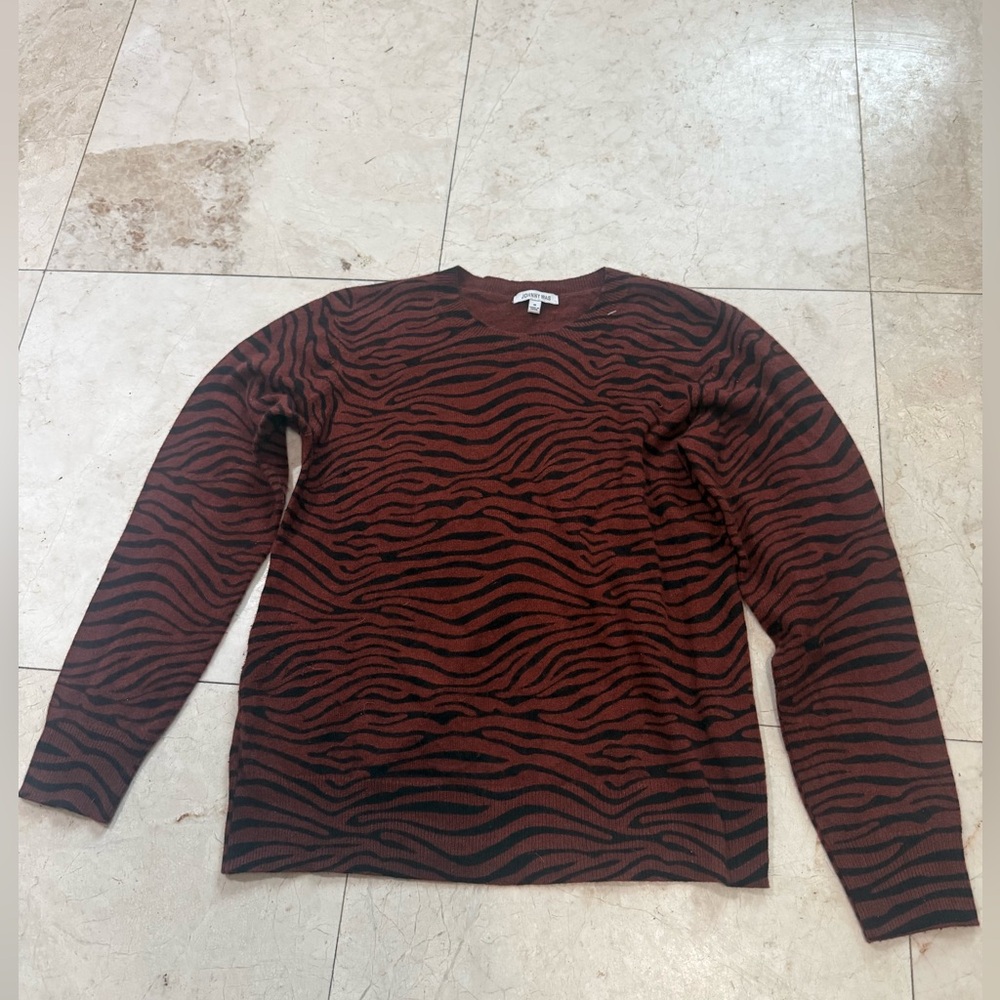 Johnny was crew neck cashmere sweater